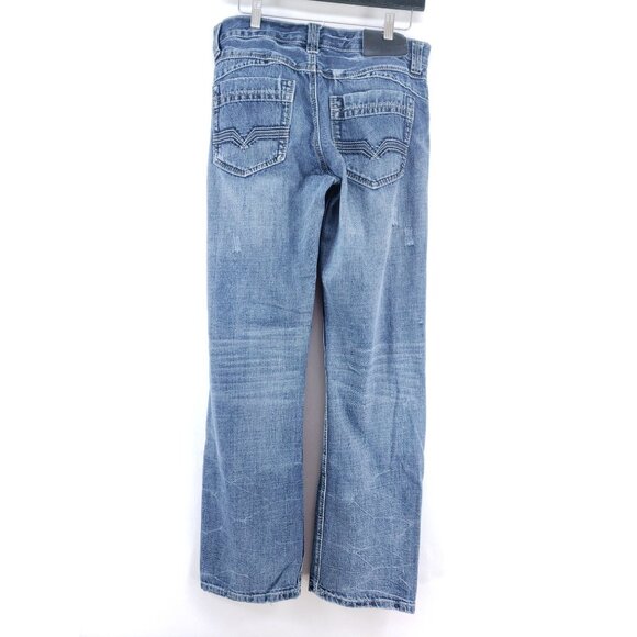 CJ Black Relaxed Straight Jeans Men's Size 30x32 Distressed - Picture 2 of 10